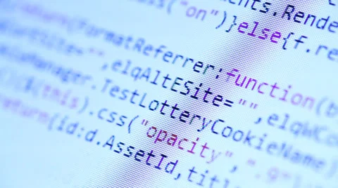 HTML Code Stock Footage 34484058