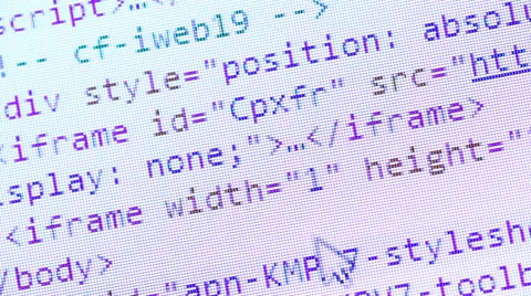 HTML Code Stock Footage 34484481