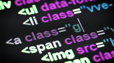 Html code. Stock Footage 42988765