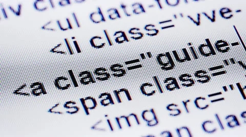 Html code. Stock Footage 61951781