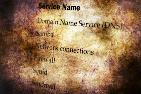 Html code on grunge background Stock Illustration