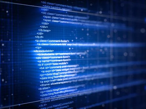 Html Code Stockillustratie
