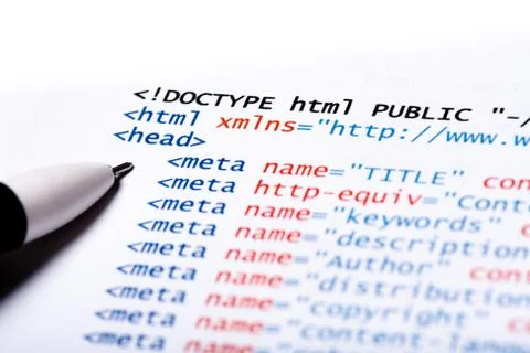 Html code Stock Photos