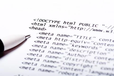 Html code Stock Photos