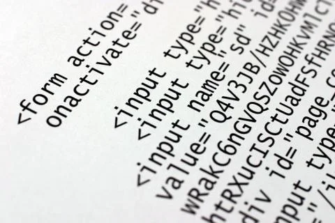 Html code Stock Photos