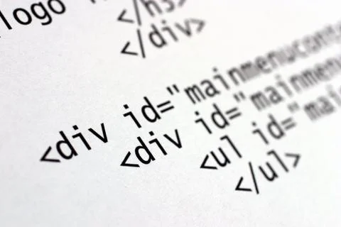 Html code Stock Photos