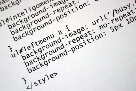 Html code Stock Photos