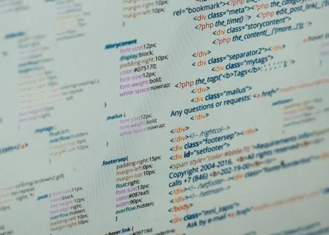 Html code Stock Photos