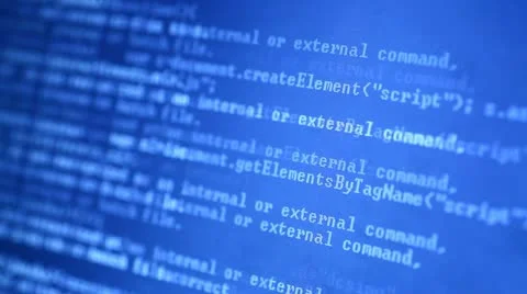 Html Codes Stock Footage 12730130