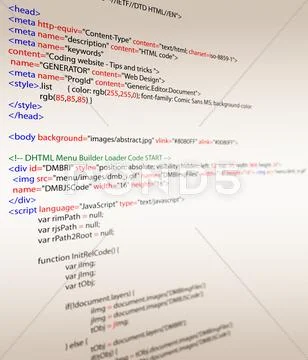 Html codes Stock Illustration