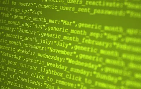 Html codes Stockfoto's