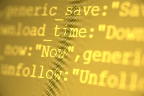 Html codes Stockfoto's