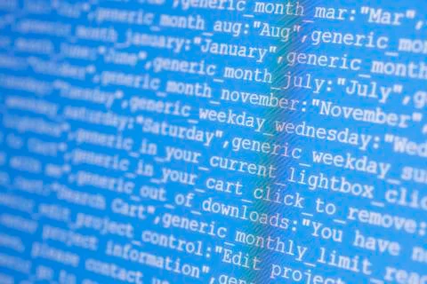 Html codes Stock-Fotos