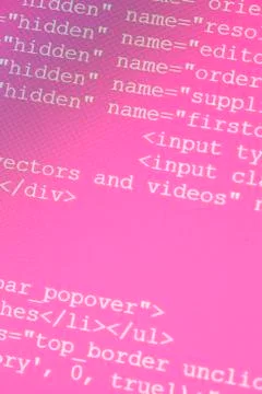 Html codes Stock-Fotos