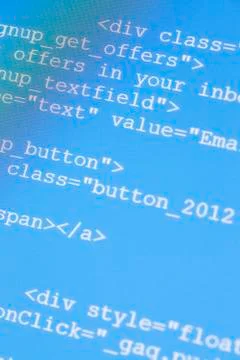 Html codes Stockfoto's