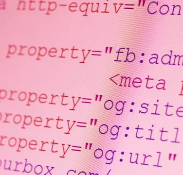 Html codes Stock-Fotos