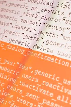 Html codes Stockfoto's