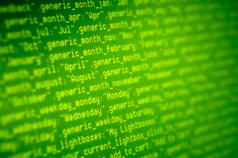 Html codes 스톡 사진