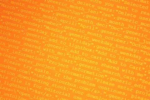 Html codes 스톡 사진