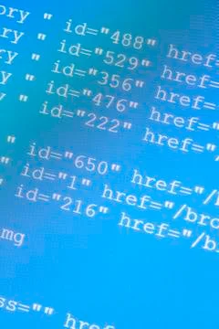 Html codes Stockfoto's