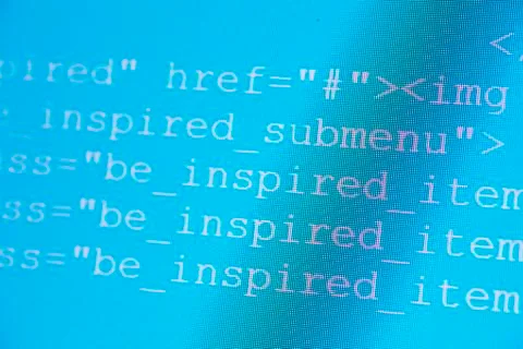 Html codes Stock Photos