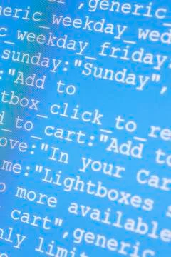 Html codes 스톡 사진