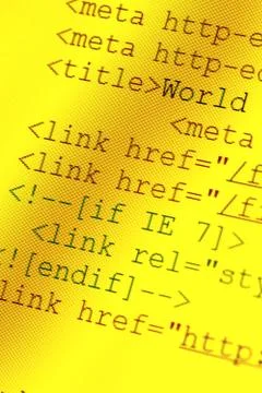 Html codes 스톡 사진