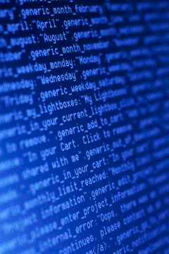 Html codes 스톡 사진