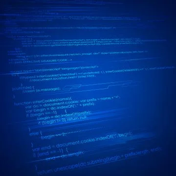 HTML Coding Background Stock Illustration