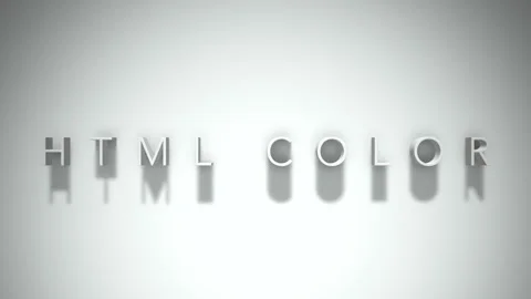 Html color 3D title animation with shadows on a white background Stock Footage 297268685