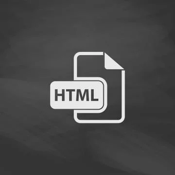 Html computer symbol Stock-Illustration