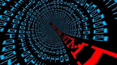 Html data tunnel 스톡 일러스트