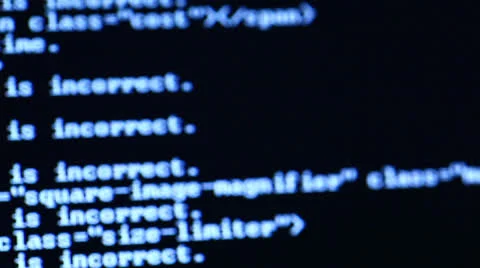 HTML Stock Footage 24672158