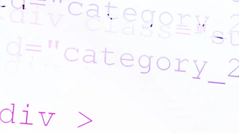HTML Stock Footage 25508720