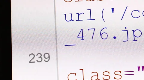 HTML Stock Footage 33833725