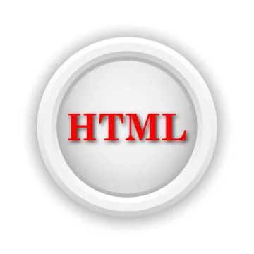 Html icon Illustrazione stock