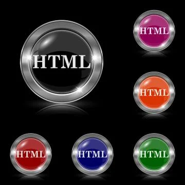 Html icon Stock Illustration
