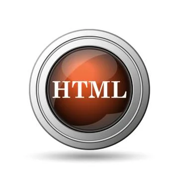 Html icon Illustrazione stock
