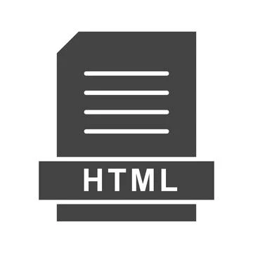 HTML icon vector image. 스톡 일러스트