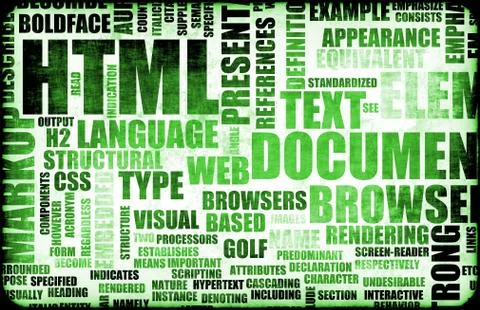 Html Stock Illustration