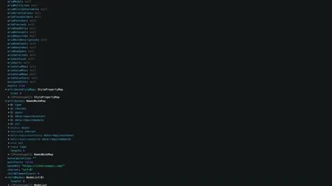 HTML programming code on the computer screen. Stock Footage 170305354