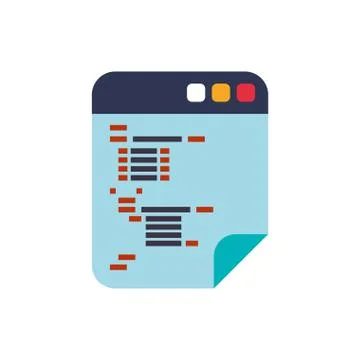 HTML programming code Stock Illustration