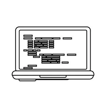 HTML programming code Stock Illustration