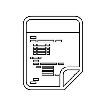 HTML programming code Stock Illustration