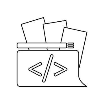 HTML programming code Stock Illustration