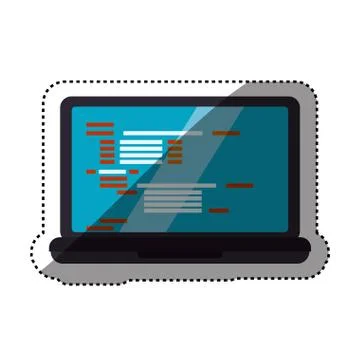 HTML programming code Stock Illustration