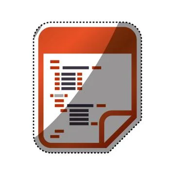 HTML programming code Stock Illustration