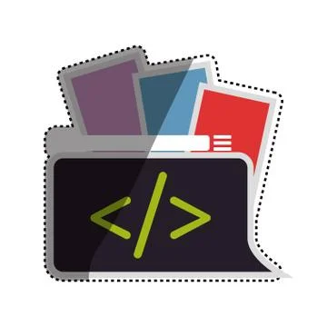 HTML programming code Stock Illustration