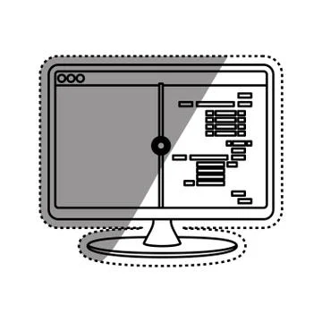 HTML programming code Stock Illustration