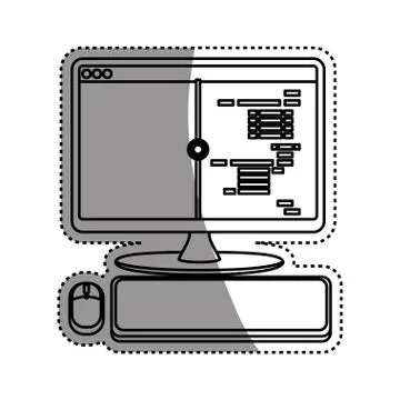 HTML programming code Stock Illustration